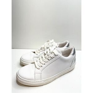 Steve Madden Shoes Womens Size 10 Ravia Sneaker White and Silver Lace Up